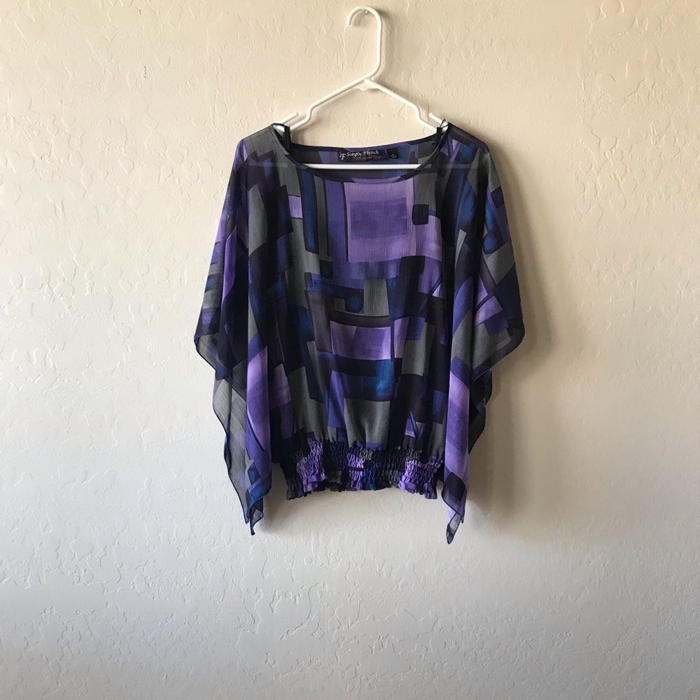 ABSTRACT COLORFUL BLOUSE!!